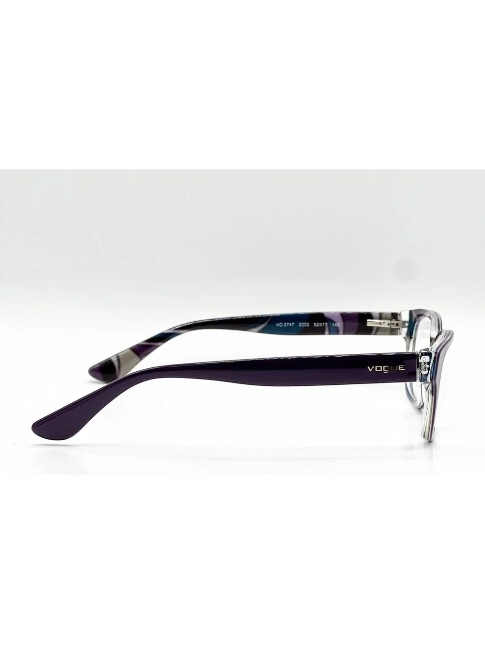 Vogue VO 2747 2002 Top Violet Blue Green Authentic Eyeglass Frames 52-17
